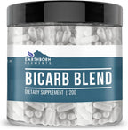 Earthborn Elements Bicarb Blend 200 Cápsulas, Puro y Sin Diluir, Sin Aditivos