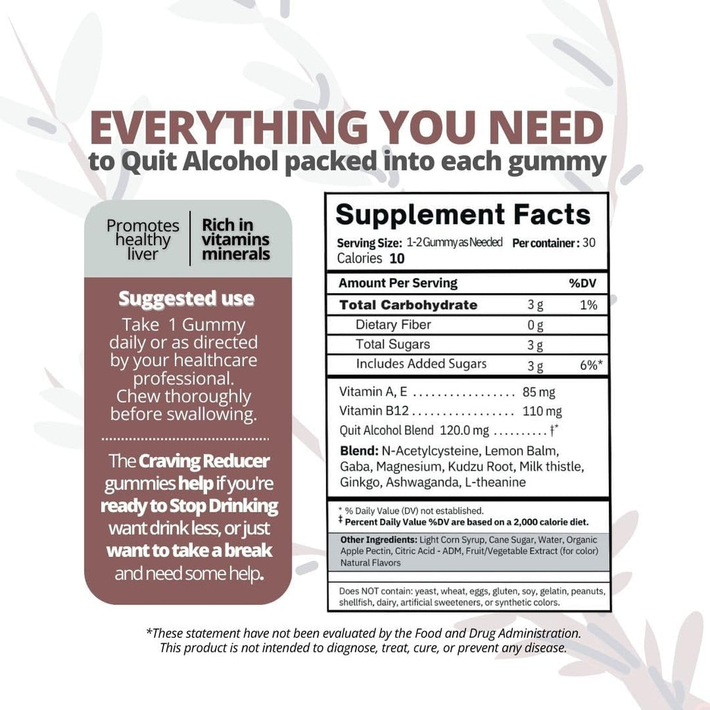 Sober from Alcohol Multi-Vitamin Gummy