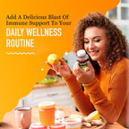Airborne 750 mg Vitamina C Gomitas para el Apoyo Inmunológico, Sabor a Frutas Variadas, Sin Gluten, 42 Gomitas (2 Paquetes)