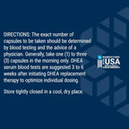 Life Extension DHEA 100 mg Vegetarian Capsules, 60 Count