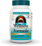 Source Naturals Wellness Formula Bio-Aligned Vitamins & Herbal Defense - 180 Comprimidos