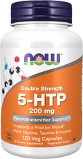 Now Foods 5-HTP 200 mg, 120 Cápsulas Veganas