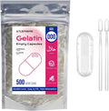 Cápsulas de Gelatina Vacías Tamaño 000 - 500 Unidades con 2 Cucharas Dosificadoras