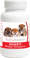 Healthy Breeds Shiba Inu Cachorro Multivitamínico en Comprimidos, 60 unidades