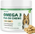 Unipomme - Snacks de Alivio para Alergias en Perros con Omega 3 y Aceite de Pescado
