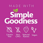up4 Kids Probiotic Gummies - Gomitas probióticas para niños con prebióticos y vitamina C, sin gelatina, sin gluten, vegano, 30 unidades