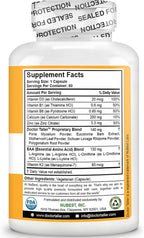 NuBest Doctor Taller - Bone Strength Support & Immune System - Calcium, Vitamin D3, K2, Amino Acids & Herbs for Children 8+ - 60 Cápsulas Veganas