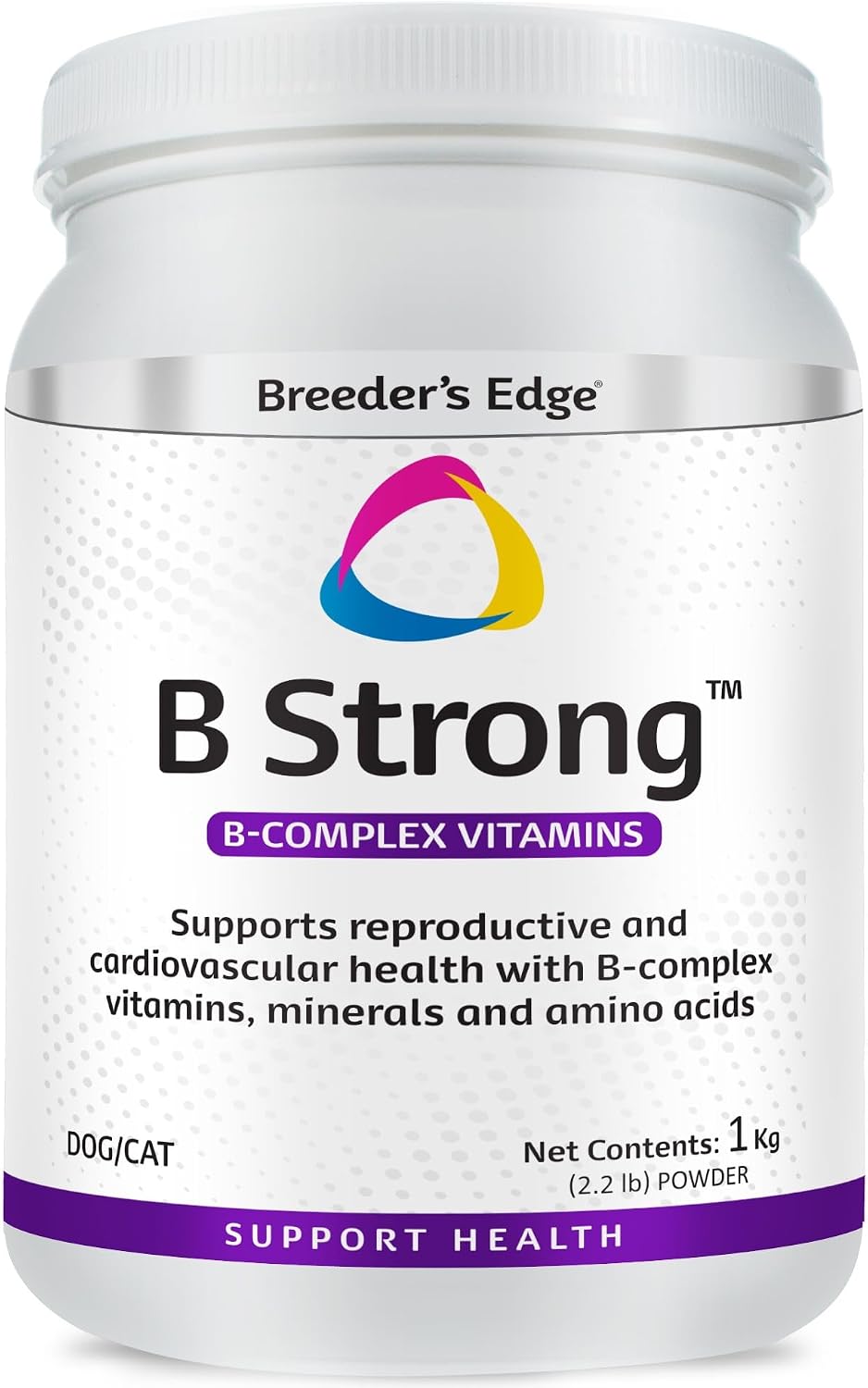Breeder's Edge B Strong Powder - B Complex for Dogs and Cats, 1 kg