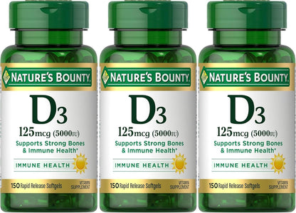 Nature's Bounty Immune Health Vitamina D3 – La absorción y utilización normal del calcio y del fósforo. – Image 6
