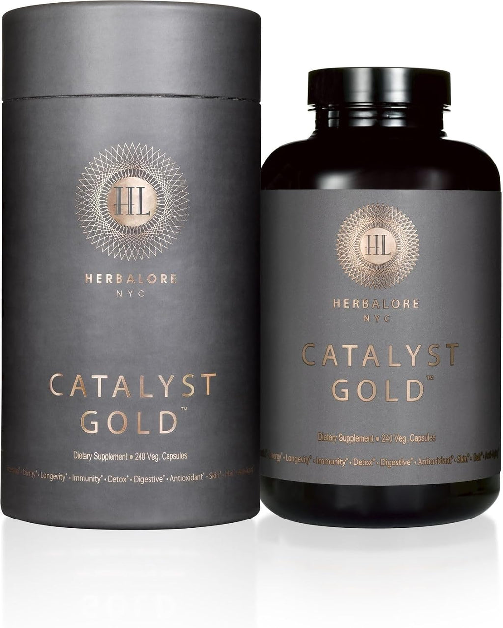 Herbalore Natural Catalyst Gold Superfood Supplement – 240 Cápsulas
