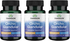 Swanson Orchic Glandular - Salud Masculina 1 g, 30 Comprimidos (Paquete de 2)