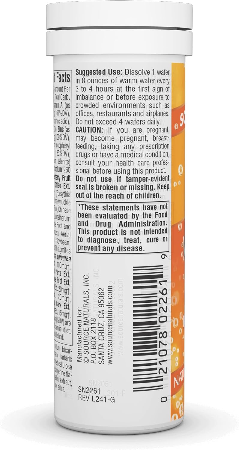 Wellness Fizz, Mandarina - 10 comprimidos efervescentes