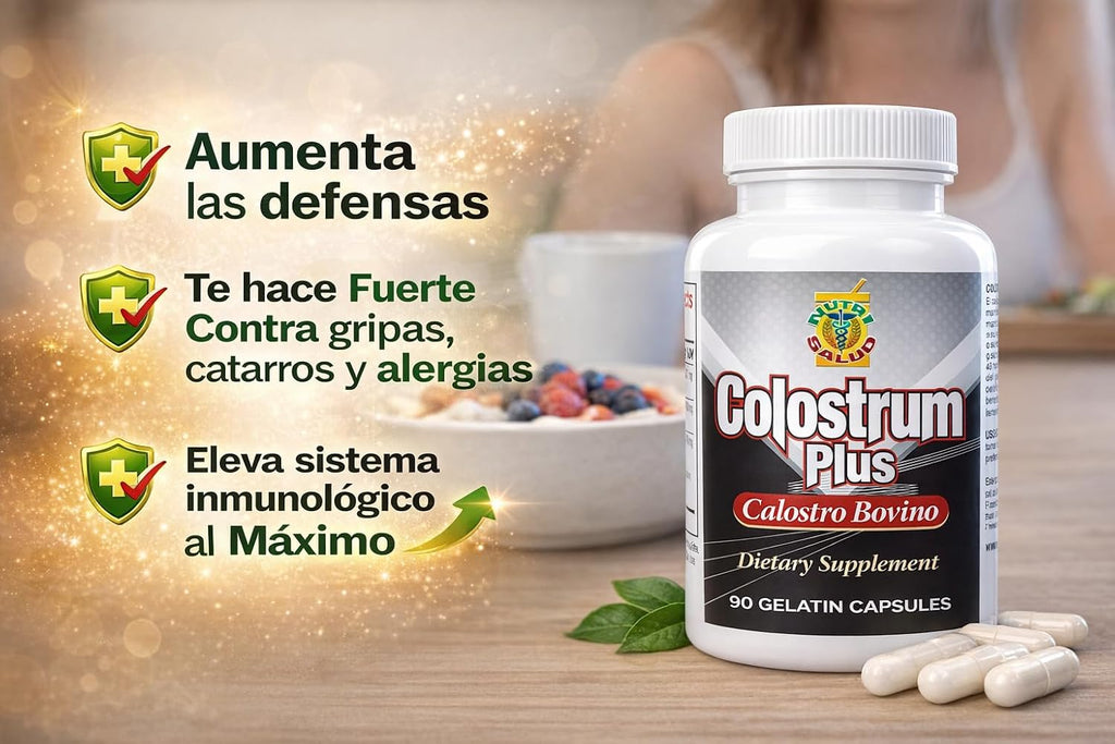 Colostrum - Calostro Bovino en Cápsulas (90 cápsulas)