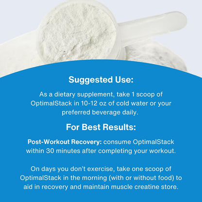 OptimalStack Creatine Monohydrate, HMB y Vitamina D3 - 30 Servicios – Image 7