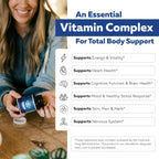 BioActive Vitamin B Complex - Complejo B Metilado con Metilfolato y 3 Formas de B12 - Triquetra Health