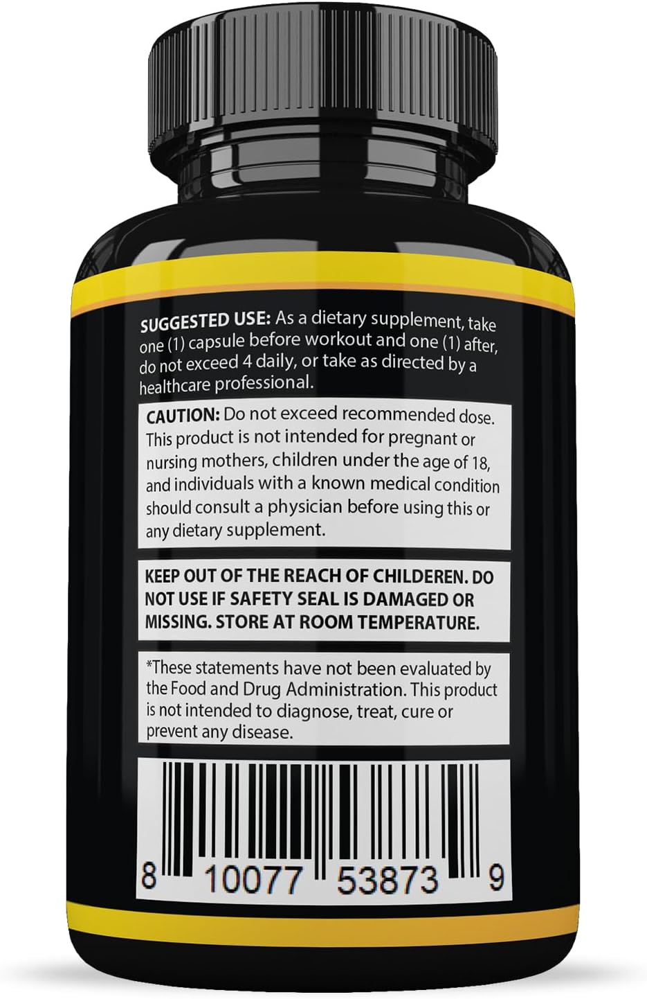 Sizegenix Max 1600MG – Fórmula Avanzada para la Salud Masculina, Pack de 5 (300 Cápsulas)
