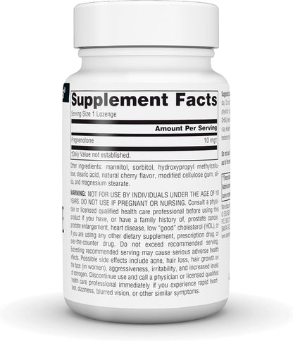 Source Naturals Pregnenolona 10 mg, 120 – Ayudar en situaciones de estrés: Dado su papel en la producción de – Image 3