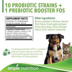Nutrition Complete Probiótico + Prebiótico para Perros y Gatos, 60 Perlas Sabor Cerdo