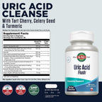 KAL Uric Acid Flush | Mezcla de arándano, apio y más para la comodidad articular | 60 cápsulas vegetales