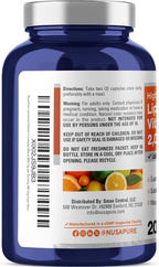 NusaPure Vitamina C Liposomal 2032mg con BioPerine - 200 Cápsulas Vegetales Veganas