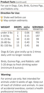 Amber NaturalZ Kidney Rejuvenator - Suplemento Herbal para la Función Renal de Mascotas (30 ml)