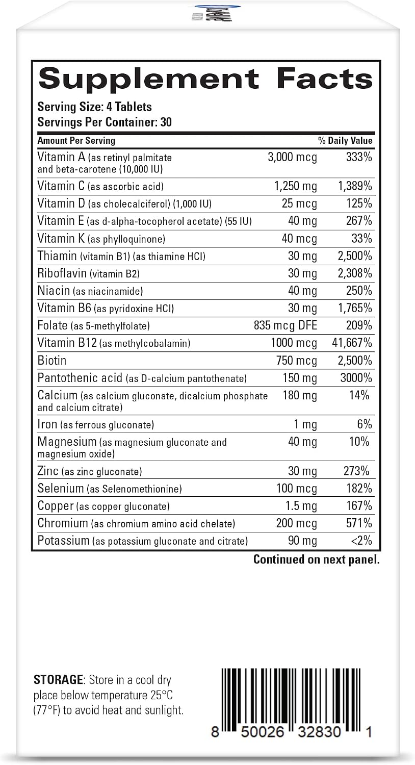 Dr. WellMe Nutrition MultiWell Multivitaminas para Adultos 120 Comprimidos