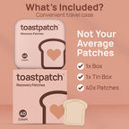 Toastpatch Parches de Recuperación 40 uds – Natural After Party Relief