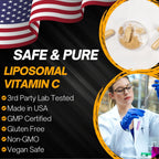 Advanced Bionetix Liposomal Vitamin C - 120 Cápsulas de 1000 mg - LipoQuil-C™ Tecnología de Absorción Mejorada