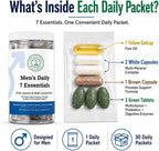 Daily 7 Essentials Men's Vitamin Pack - 30 Sobres | Multivitamínico para Hombres