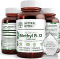 Natural Nutra Metil B12 1000mcg - 100 Comprimidos Sublinguales Veganos Sabor a Bayas