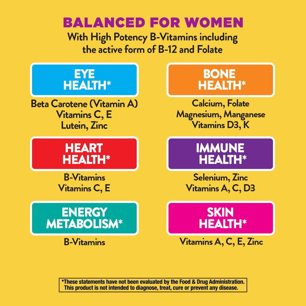 Nature's Way Alive! Women’s Ultra Potency, Multivitamínico Completo para Mujeres, 60 Comprimidos