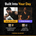 ONNIT Pack Cognitivo y Estado de Ánimo: Alpha Brain (90 cápsulas) + New Mood (60 cápsulas)