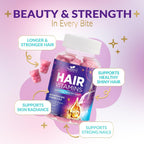 Gomitas de Biotina 5000 mcg para Cabello, Piel y Uñas - Nature's Choice