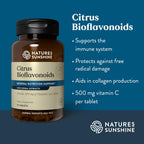 Nature's Sunshine Vitamina C con Bioflavonoides Cítricos 500 mg, 90 Comprimidos