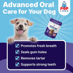 Pup Labs ProDenta - Polvo Natural para Eliminar Sarro y Mal Aliento en Perros, 180 Cucharadas