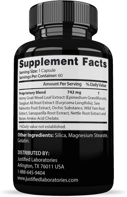 Savage Grow 742MG Fórmula Avanzada para la Salud Masculina - 60 Cápsulas – Image 4