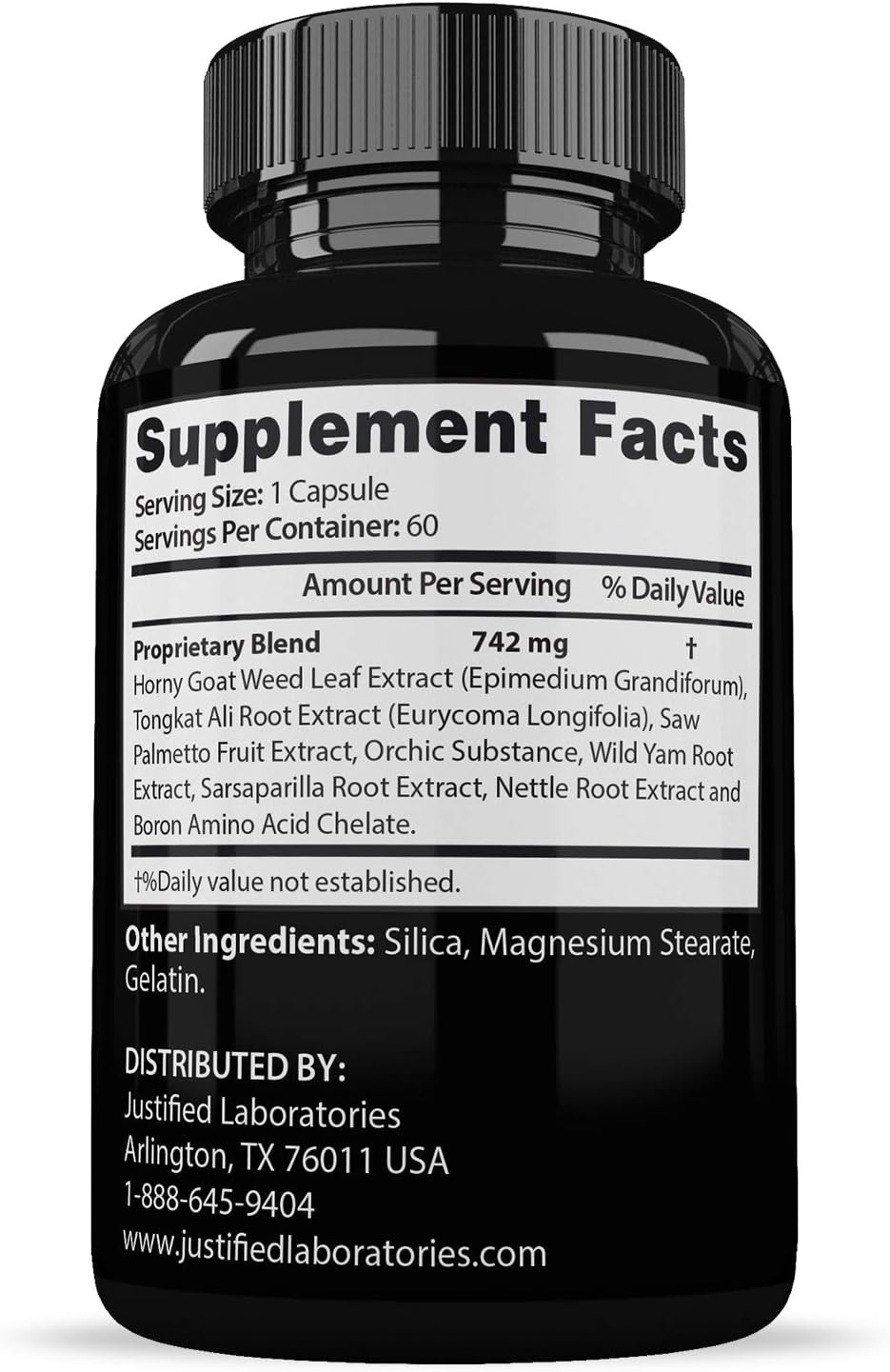 Savage Grow 742MG Fórmula Avanzada para la Salud Masculina (3 Paquetes, 180 Cápsulas)