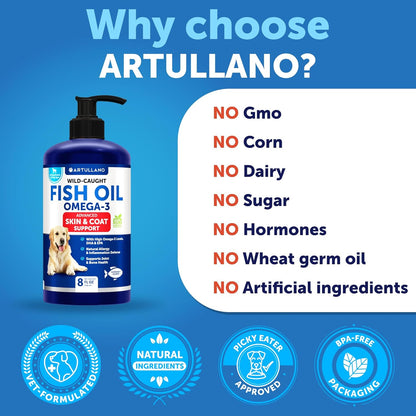 Omega 3 Fish Oil for Dogs - Aceite de – Fuente del pescado: Opta por aceites provenientes de pescados de agua fría – Image 6