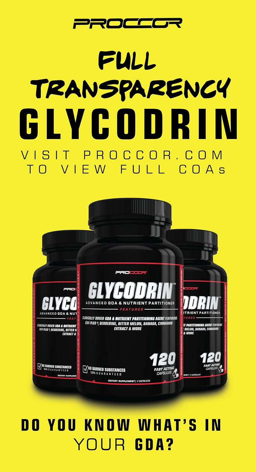GLYCODRIN - GDA con Berberina, Canela, Banaba y GS4 Plus - 120 Cápsulas Veganas