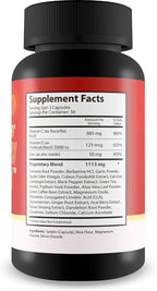 Nerve Support Nervogen Pro Max - Fórmula Premium para la Salud Nerviosa con Vitamina C, D y Cúrcuma