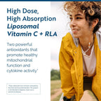 Researched Nutritionals C-RLA - Vitamina C Liposomal con Ácido R-Lipoico, Sabor Menta (295 ml)