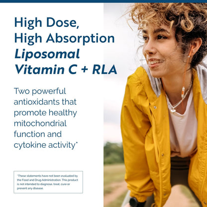 Researched Nutritionals C-RLA - Vitamina C Liposomal con R-Ácido Lipoico, Sabor Vainilla Caramelo, 300 ml – Image 2