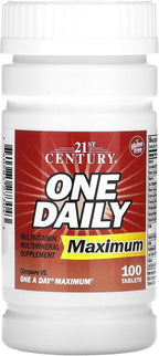 21st Century One Daily Maximum - 100 Tabletas