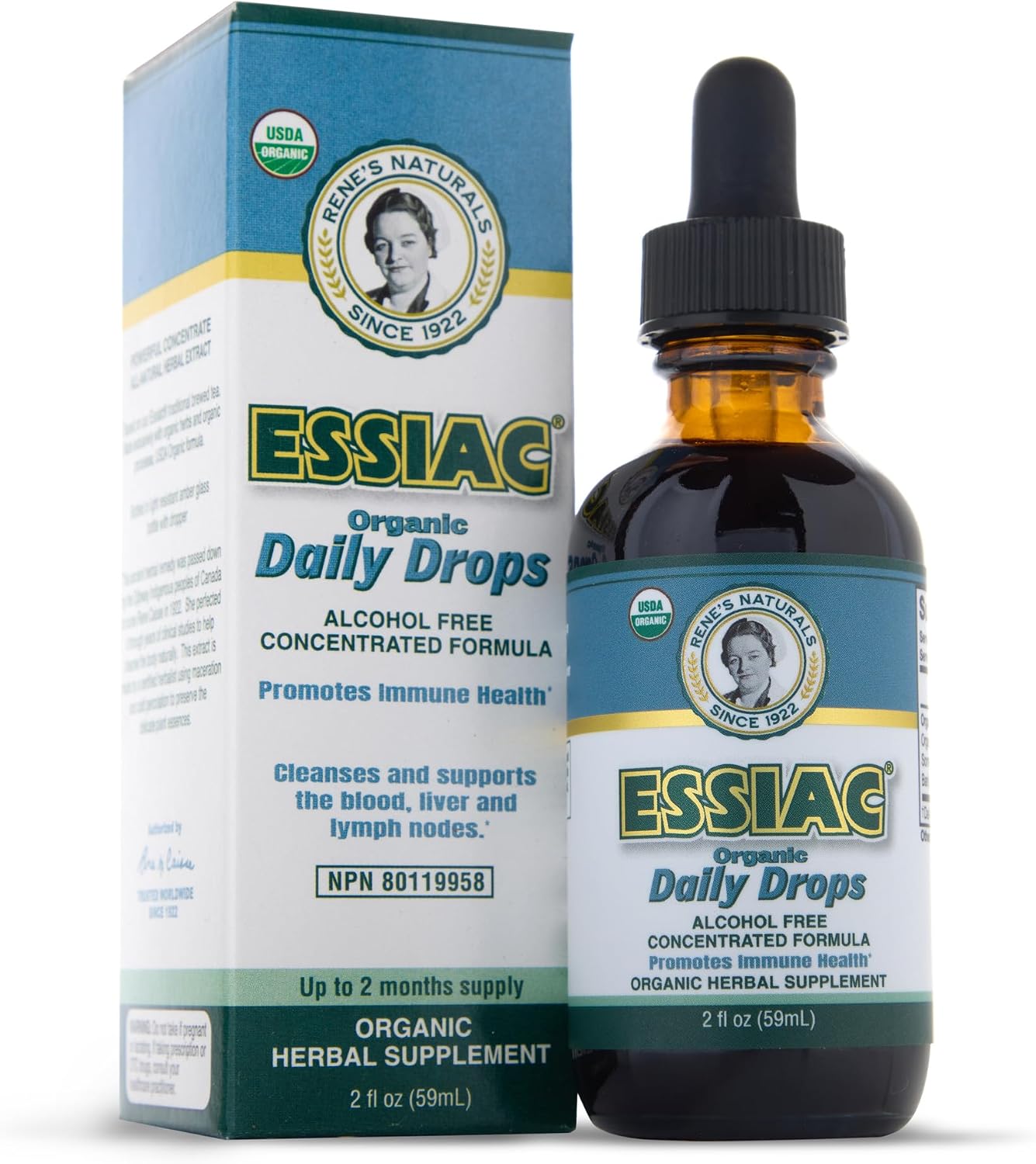Essiac Gotas Orgánicas Originales - Fórmula Concentrada para Apoyo Natural | 59ml