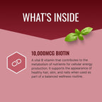 Approved Science Biotin MD - 10.000 mcg de Biotina por Dosis - 180 Comprimidos Veganos