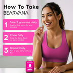 BEARVANA Gominolas Multivitamínicas para Mujer - Sabor Berry - 60 uds