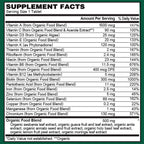PlantFusion Multivitamínico Orgánico para Mujeres con Hierro - 30 Comprimidos Veganos