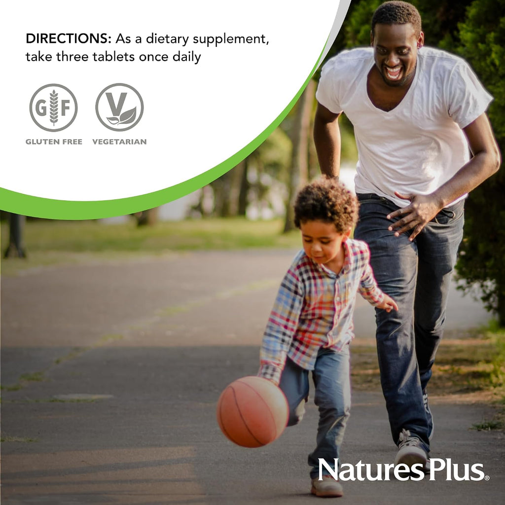 NaturesPlus Source of Life - Multivitamínico y Mineral con Alimentos Integrales Concentrados - 180 Comprimidos (Pack de 2) - Sin Gluten, Vegetariano