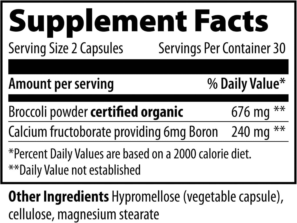 Super Natural Boro de Vibrant Health - 60 Cápsulas