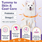 Probióticos para Perros Liofilizados con Enzimas Digestivas y Omega-3, 120 Bocados